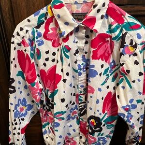 Panhandle Slim Multicolor Floral Men's Shirt